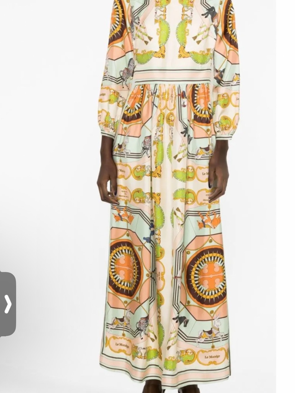 Tory Burch silk Printed Maxi Dress in Pastel Multi size US 2